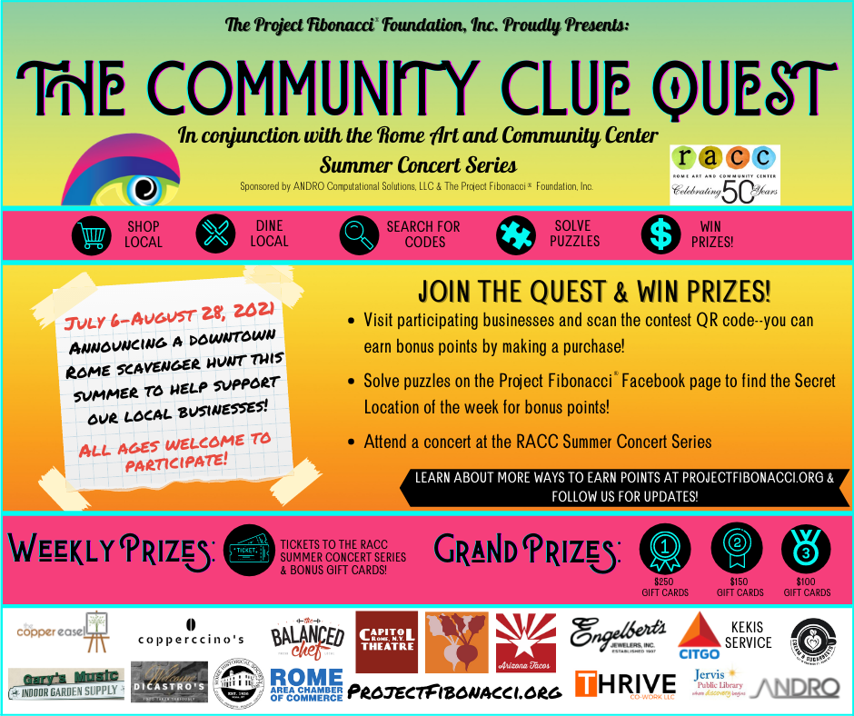 Announcing The Community Clue Quest! | The Project Fibonacci ...